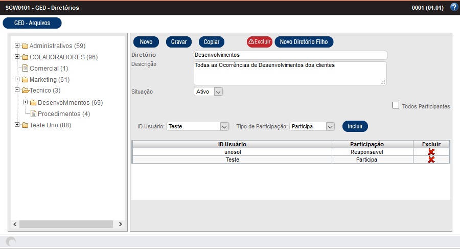 sgw0101_ged_diretorio