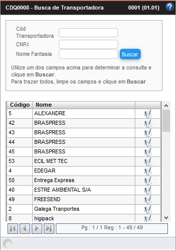 cdq0008_busca_transportadora